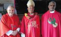 From left: Fr. Donal, Archbishop Chong, Fr. Ioane